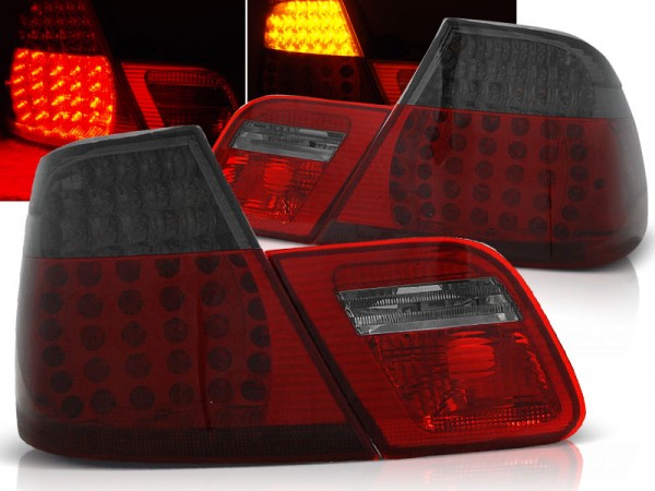 LED Rückleuchten für BMW E46 Coupe Bj. 99-03 Rot/Smoke