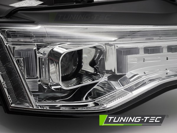 Voll LED Scheinwerfer Tagfahrlicht für Audi A5 8T 8F Facelift Bj. 11-16 Chrom