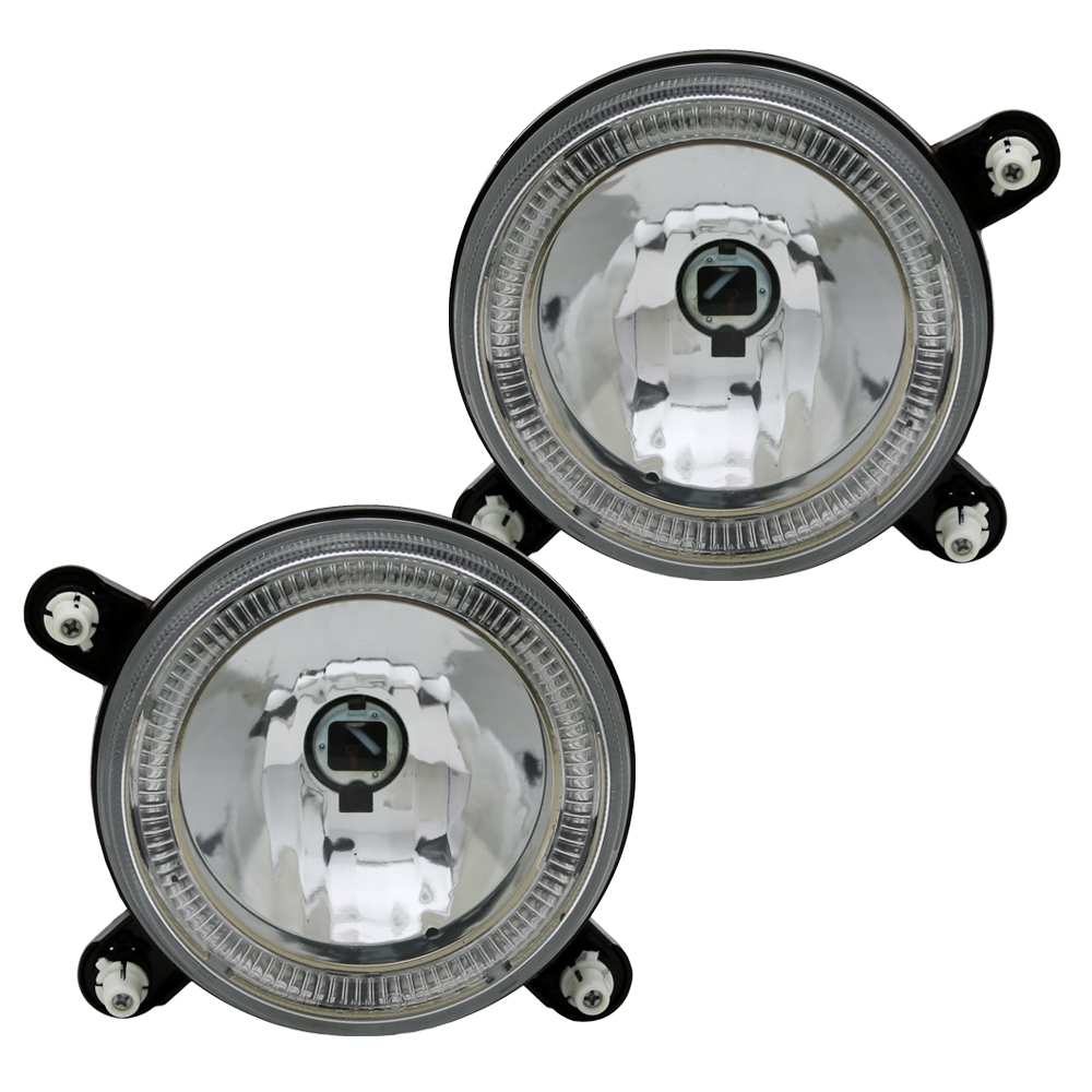 Fernscheinwerfer Angel Eyes für VW Golf 1 Golf 2 Chrom