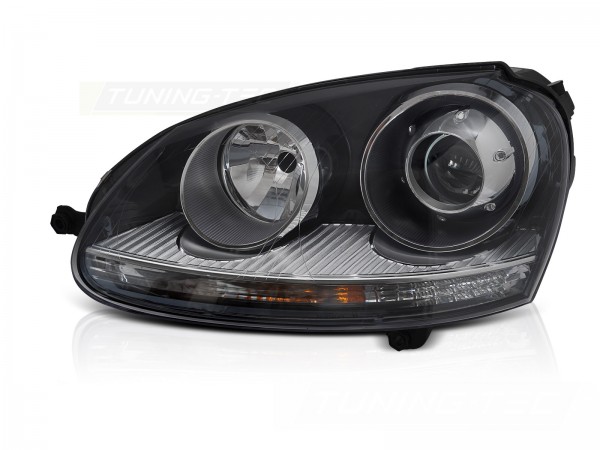 Scheinwerfer Xenon Links für VW Golf 5 + GTI Jetta 3 Bj. 03-09 Motor D2S Schwarz