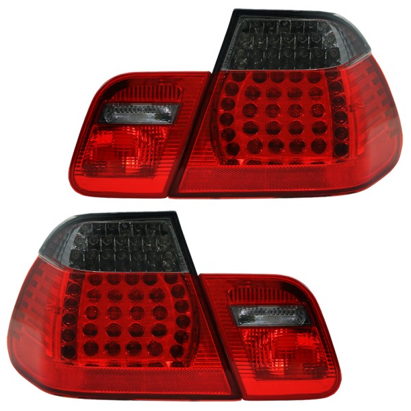 LED Rückleuchten für BMW E46 Limo Bj. 98-01 Rot/Schwarz