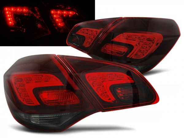 LED Rückleuchten für Opel Astra J (5-Türer) Bj. 09-15 Rot/Smoke