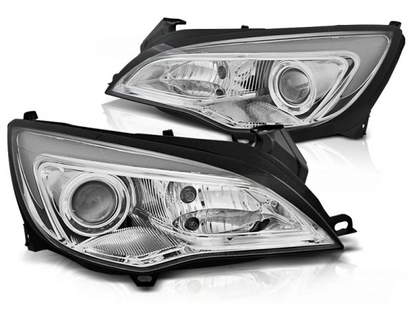 Scheinwerfer DRL LED Tagfahrlicht für Opel Astra J Bj. 09-15 Chrom LTI