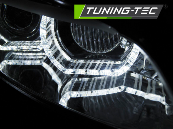 Xenon Scheinwerfer DRL LED Tagfahrlicht für BMW E92 E93 mit AFS Bj. 05-10 Chrom