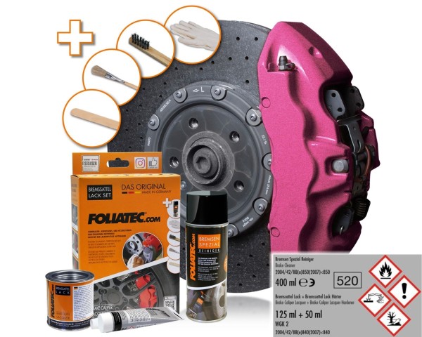 FOLIATEC Bremssattellack Hot Pink Metallic Bremssattelfarbe Bremssattel 2157