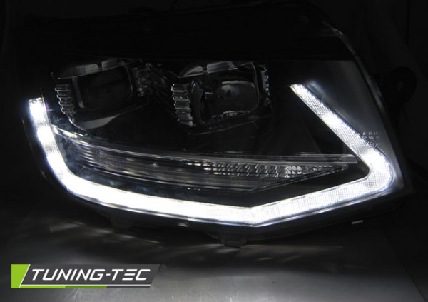 Scheinwerfer DRL LED Tagfahrlicht für VW T6 Bj. 15-19 Schwarz