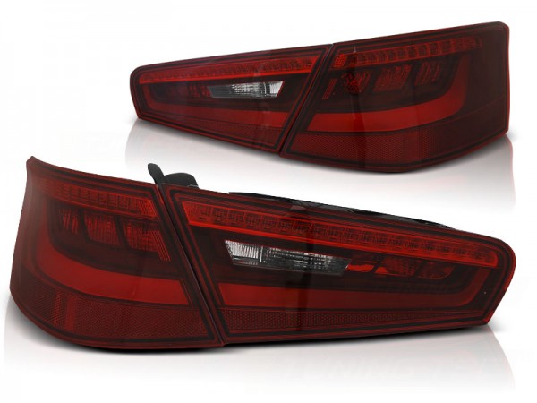LED Lightbar Rückleuchten für Audi A3 8V Bj. 12-16 Rot/Smoke