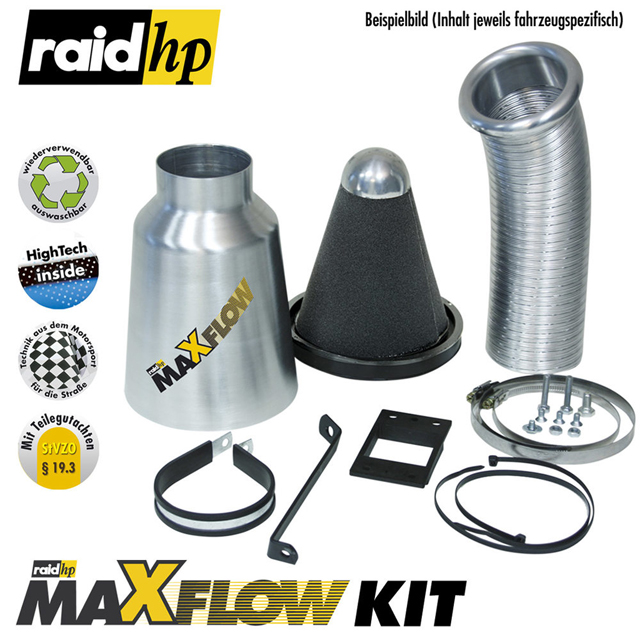 raid hp Luftfilter Sportluftfilter Maxflow Seat Toledo 1M 1.6I 101 PS 98-04