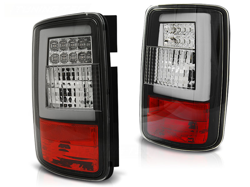 LED Lightbar Rückleuchten für VW Caddy 3 (2K) Bj. 03-14 Schwarz