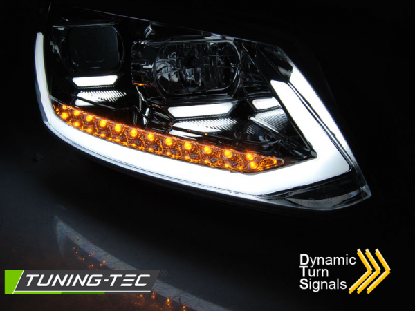 Scheinwerfer DRL LED Tagfahrlicht für VW Touran 1T3 / Caddy 3 Bj. 10-15 Chrom