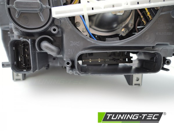 Scheinwerfer Halogen Set für 5er BMW F10 F11 Bj. 09-13 Motor H7 Angel Eyes