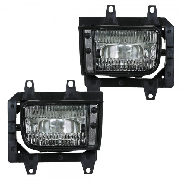 Nebelscheinwerfer Set Klarglas + H3 Birnen für BMW E30 Facelift ab 1987