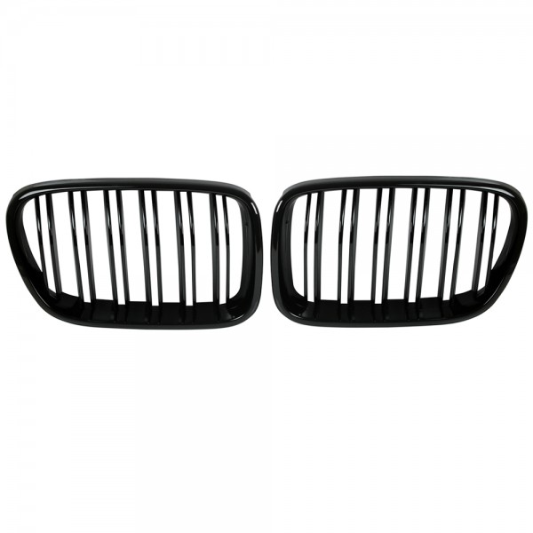 Kühlergrill Frontgrill für BMW X3 F25 Bj. 2010-2014 Schwarz Klavierlack Doppelsteg
