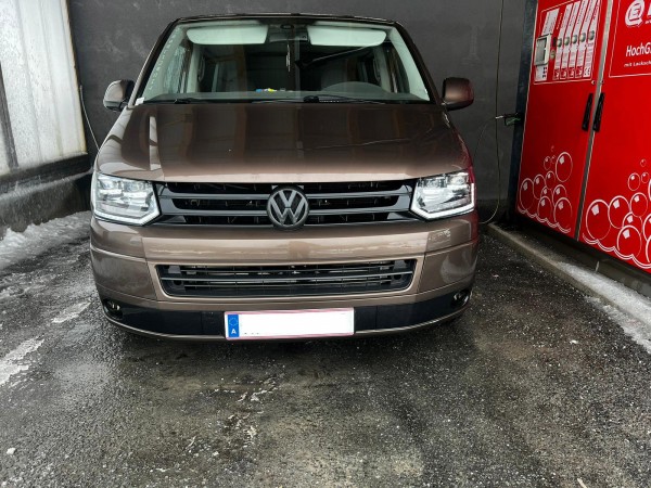 Voll LED Scheinwerfer Tagfahrlicht für VW T5 GP Facelift Bj. 10-15 Schwarz mit dynamischem LED Blink