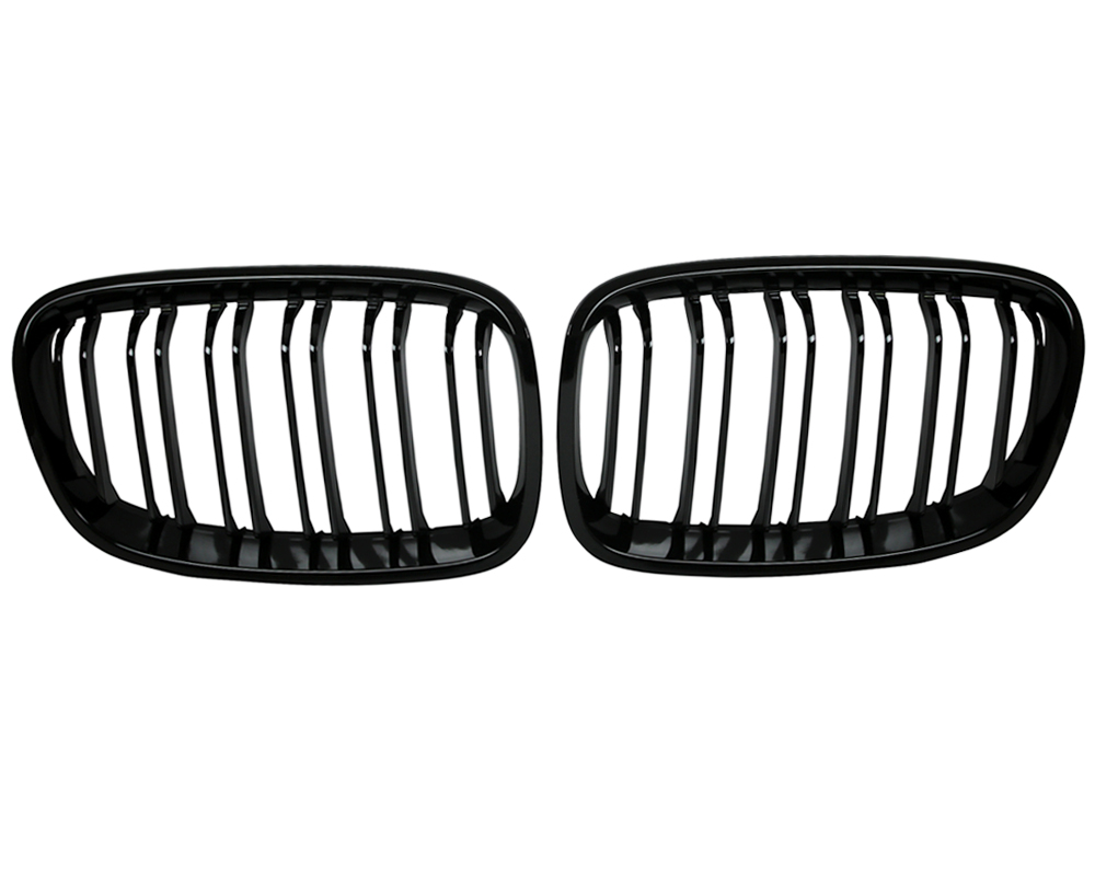 Nieren Kühlergrill 1er für BMW F20 F21 Bj. 2011-2015 Schwarz Klavierlack Doppelsteg