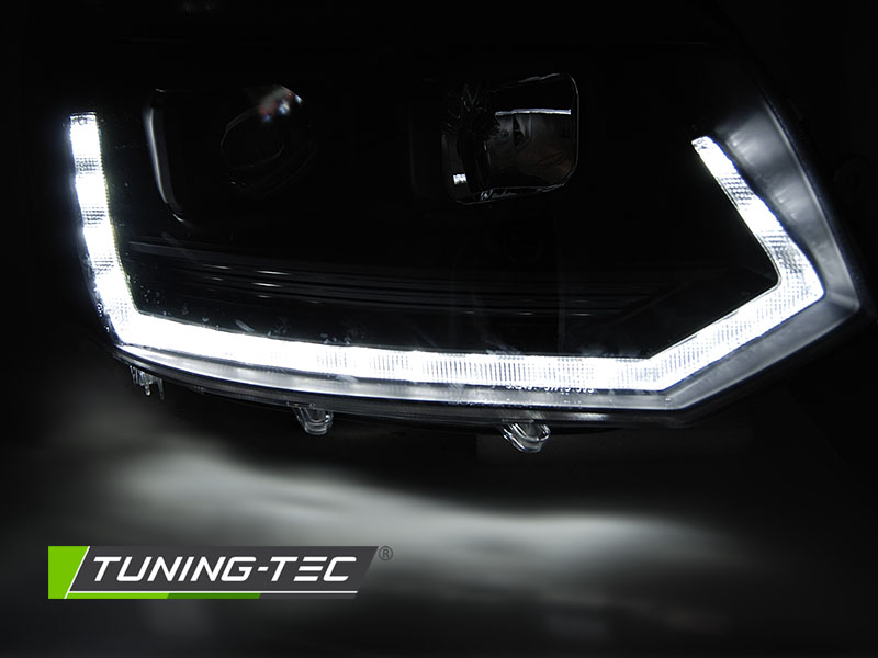 Led dynamische Blinker LightBar Rückleuchten in schwarz für VW T5 GP  2010-2015, Für VW T5.2 GP, Für VW T5, Für VW, Beleuchtung