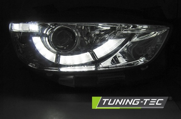 Scheinwerfer DRL LED Tagfahrlicht für Mazda CX5 Bj. 11-15 Chrom