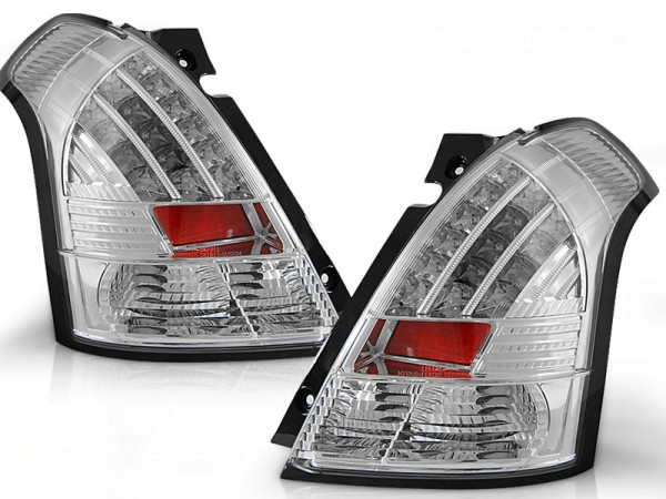 LED Rückleuchten für Suzuki Swift III (MZ, EZ) Bj. 05-10 Chrom