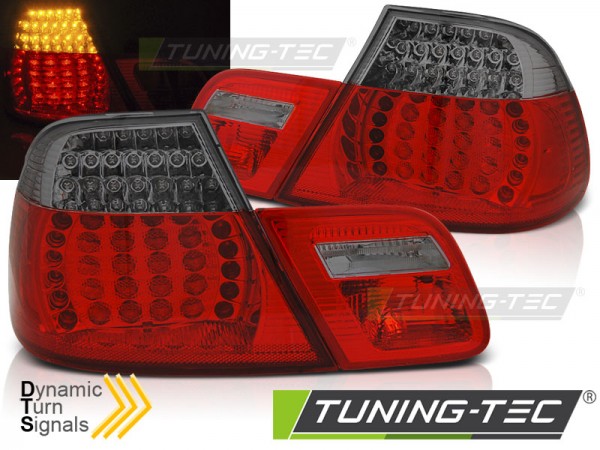 LED Rückleuchten für BMW E46 Coupe Bj. 99-03 Rot/Smoke dynamischer Blinker