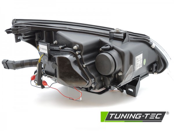 Xenon Scheinwerfer CCFL Angel Eyes für BMW 5er E60 E61 Bj. 03-04 Schwarz LED Blinker