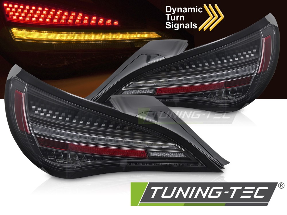 Voll LED Rückleuchten für Mercedes CLA C117 Bj. 13-19 Schwarz OE LED