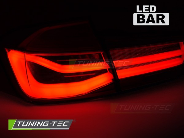 LED Lightbar Rückleuchten für BMW F30 Limo Bj. 11-19 Smoke dynamischer Blinker