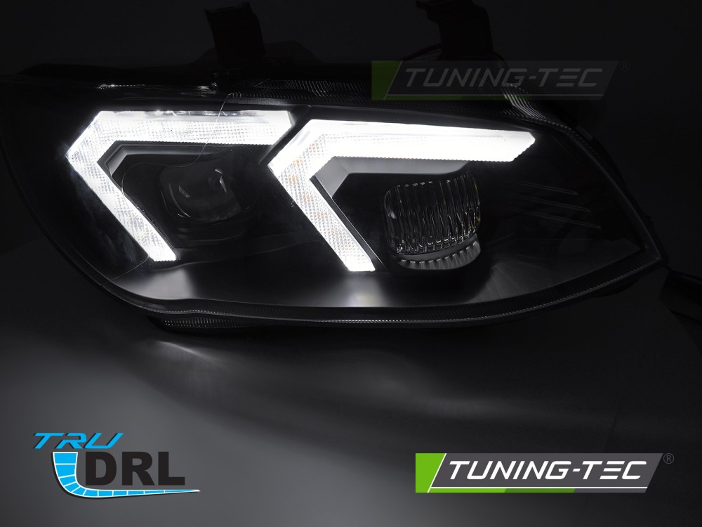 Xenon Scheinwerfer LED Tagfahrlicht für BMW E92 E93 ohne AFS Bj. 10-13 Schwarz