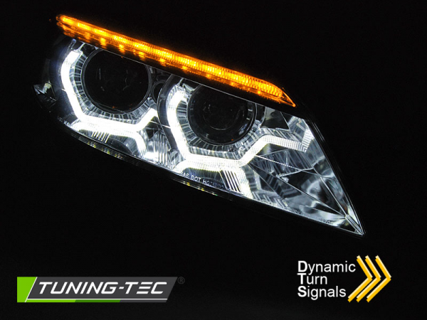 Xenon Scheinwerfer DRL LED Tagfahrlicht für BMW Z4 E89 Bj. 09-13 Chrom