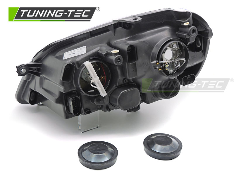 Scheinwerfer Halogen Rechts für VW Polo 9N3 Bj. 05-09 inkl. GTI Stellmotor H1 H7