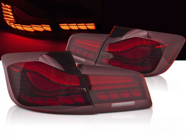Voll LED Rückleuchten für BMW F10 Limo Bj. 10-16 Rot in OLED Technik dynamischer Blinker