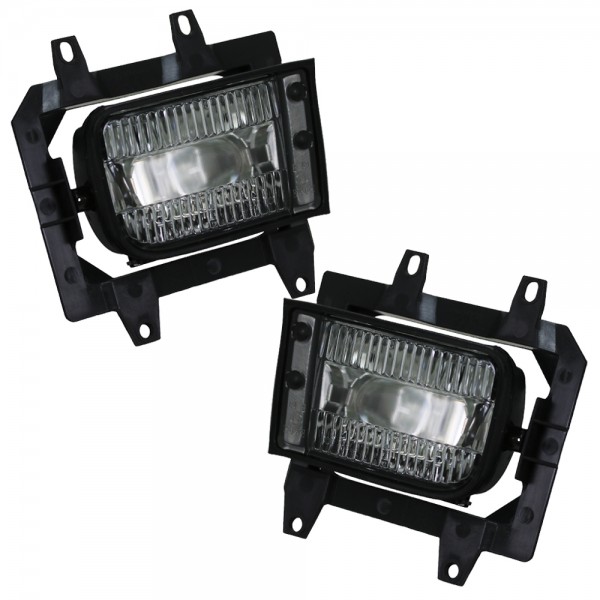 Nebelscheinwerfer Set Klarglas + H3 Birnen für BMW E30 Facelift ab 1987