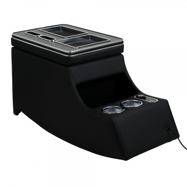 Mittelkonsole Staufach für Mercedes Vito W639 Bj. 03-14 mit USB und LED Beleuchtung