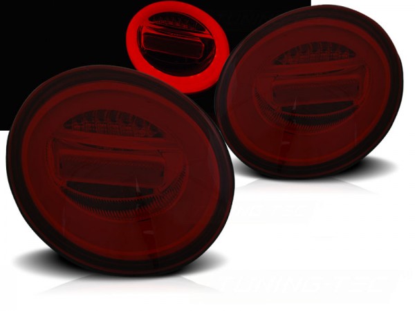 LED Lightbar Rückleuchten für VW New Beetle Bj. 98-05 Rot/Smoke dynamischer Blinker