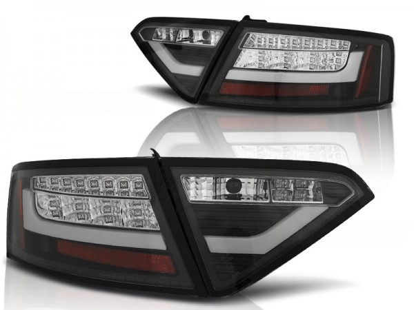 LED Lightbar Rückleuchten für Audi A5 Coupe Sportback Bj. 07-11 Schwarz