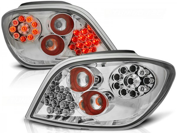 LED Rückleuchten für Peugeot 307 Bj. 01-07 Chrom