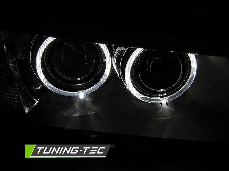 LED Tagfahrlicht Angel Eyes Scheinwerfer für BMW X3 F25 Bj. 10-14 Schwarz