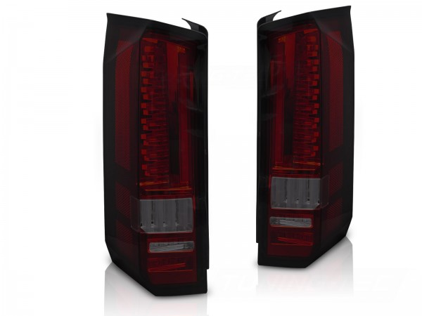 Voll LED Rückleuchten für VW Crafter 2 / MAN TGE Bj. 2016- Rot/Smoke