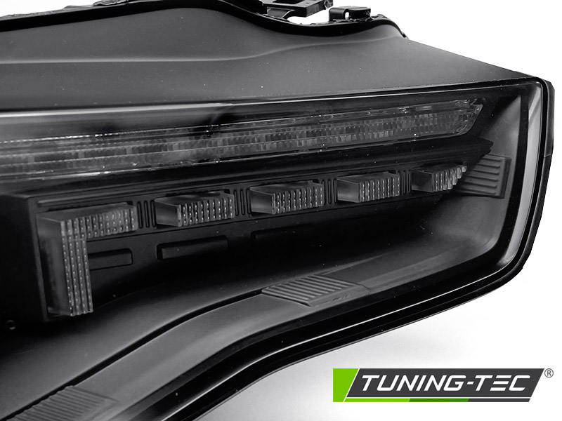 Xenon Scheinwerfer DRL LED Tagfahrlicht für Audi A5 8T 8F Facelift Bj. 11-16 Schwarz