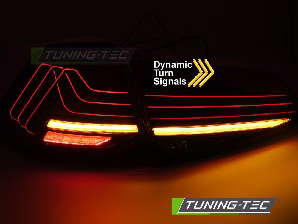 LED Rückleuchten für VW Golf 7 Limo Bj. 12-19 Rot dynamischer Blinker Laser-Look