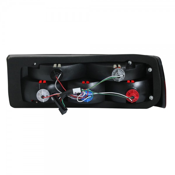 Rückleuchten Klarglas für BMW E30 Bj. 82-87 Rot/Chrom