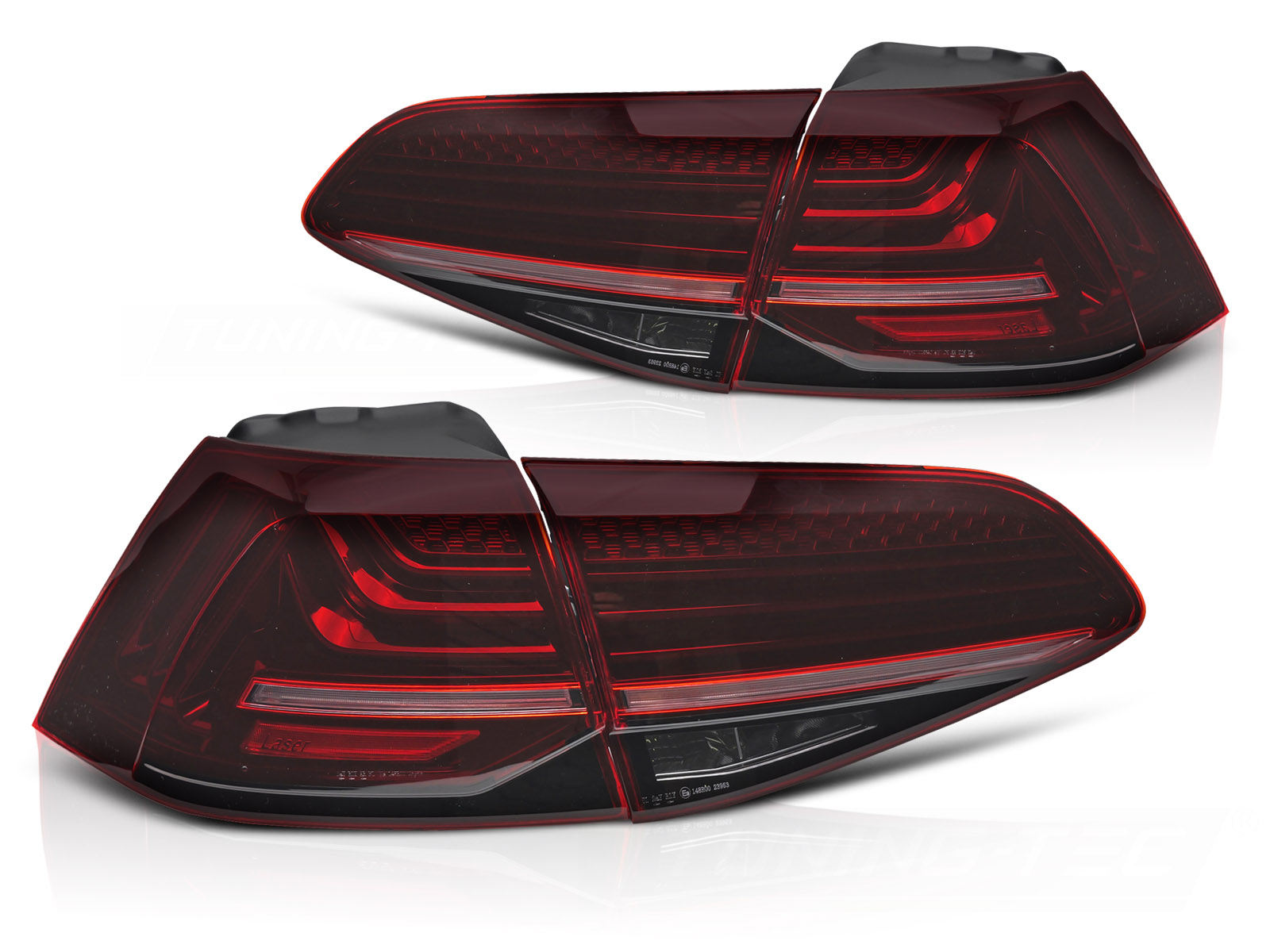 LED Rückleuchten für VW Golf 7 Limo Bj. 12-19 Rot dynamischer Blinker Laser-Look