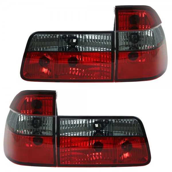 Rückleuchten Klarglas für BMW E39 Touring Bj. 97-04 Rot/Smoke