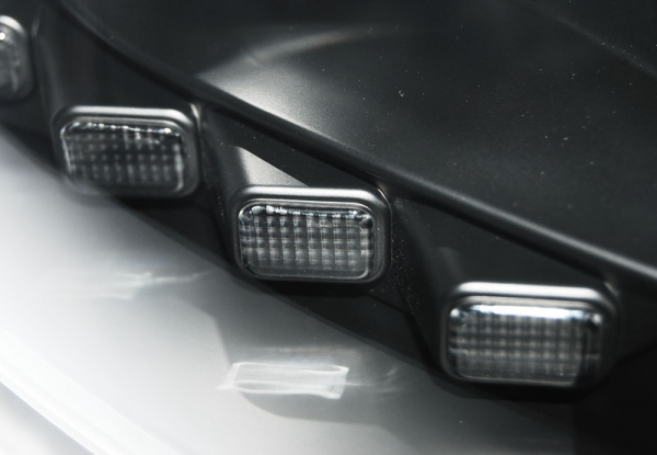 Scheinwerfer DRL LED Tagfahrlicht für VW T5 GP Facelift Bj. 10-15 Schwarz "All Black"