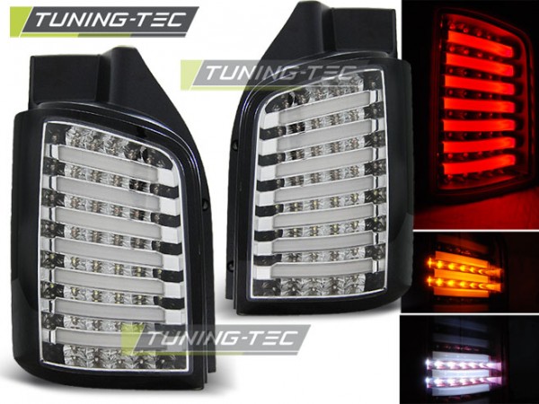 LED Lightbar Rückleuchten für VW T5 / T5 GP Bj. 03-15 Chrom (Heckklappe)