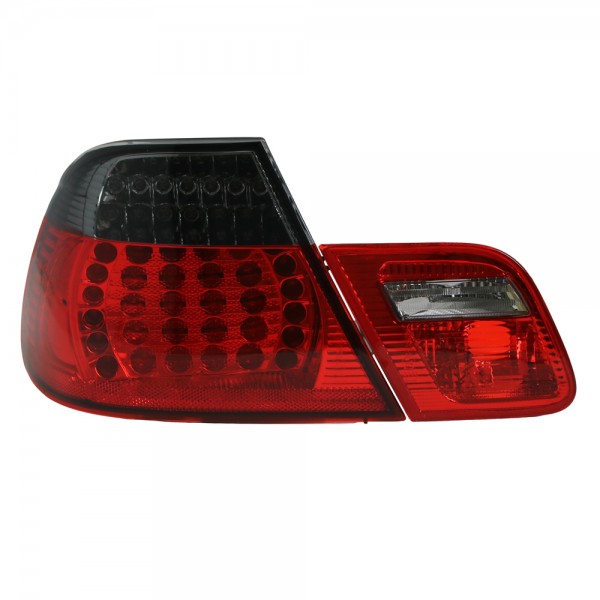 LED Rückleuchten für BMW E46 Coupe Bj. 03-06 Rot/Smoke