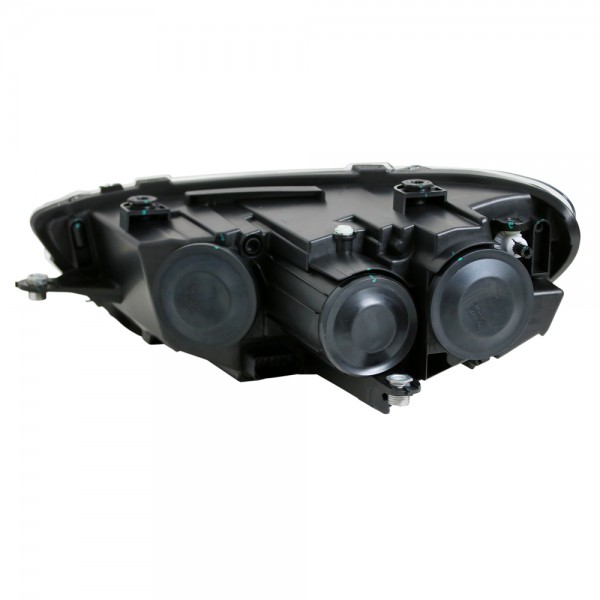 Voll LED Scheinwerfer Tagfahrlicht für VW Scirocco 3 Bj. 08-14 Schwarz Chrom