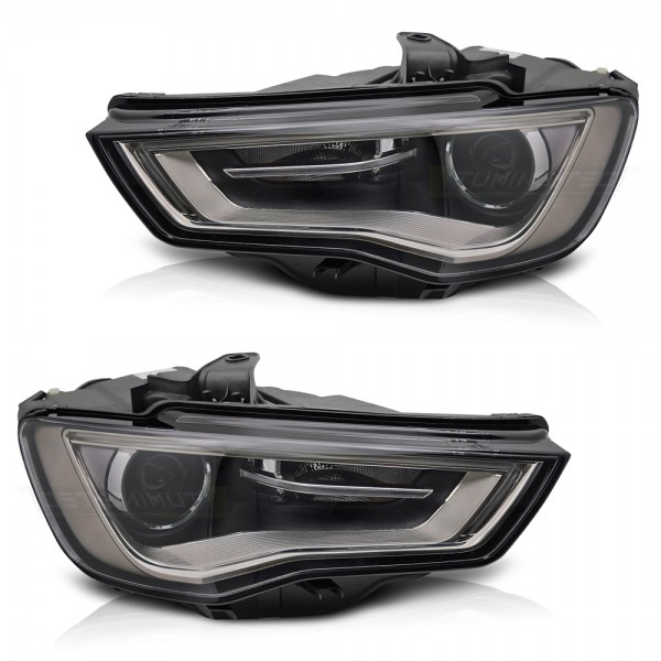 Scheinwerfer Xenon Set für Audi A3 8V Bj. 12-16 Stellmotor DRL D3S LED Bronze