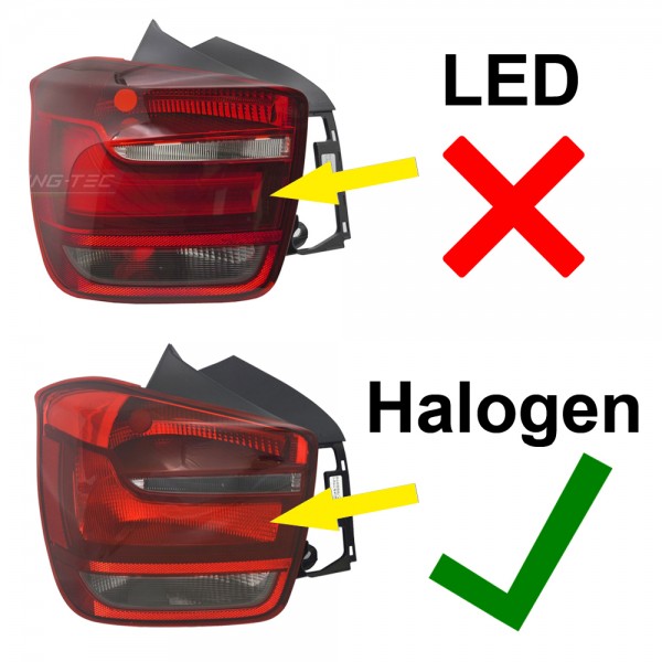 Rückleuchten Heckleuchten Set für 1er BMW F20 F21 Bj. 10-15 Rot TYC