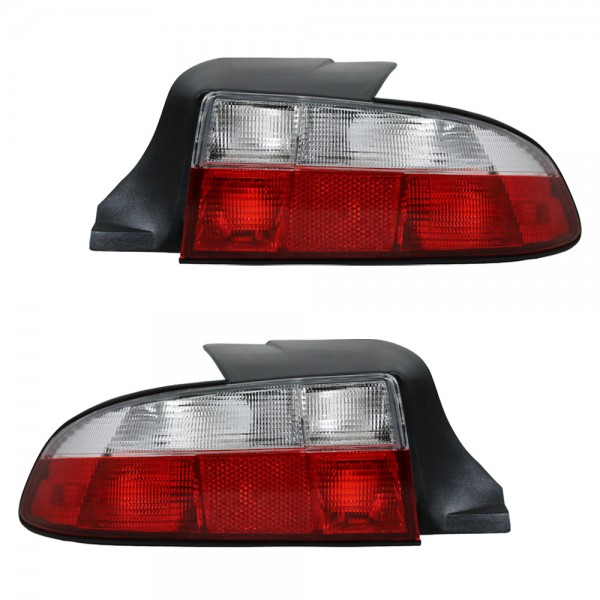 Rückleuchten Klarglas für BMW Z3 Roadster Bj. 95-99 Rot/Weiss
