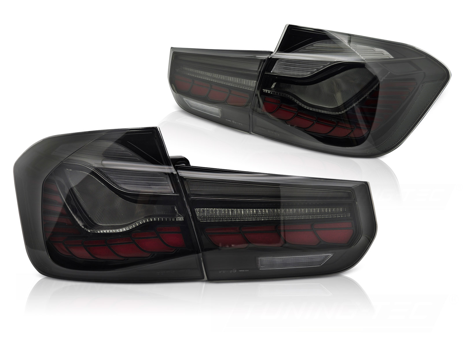 Voll LED Rückleuchten für 3er BMW F30 F35 Bj. 11-19 Smoke in OLED Technik